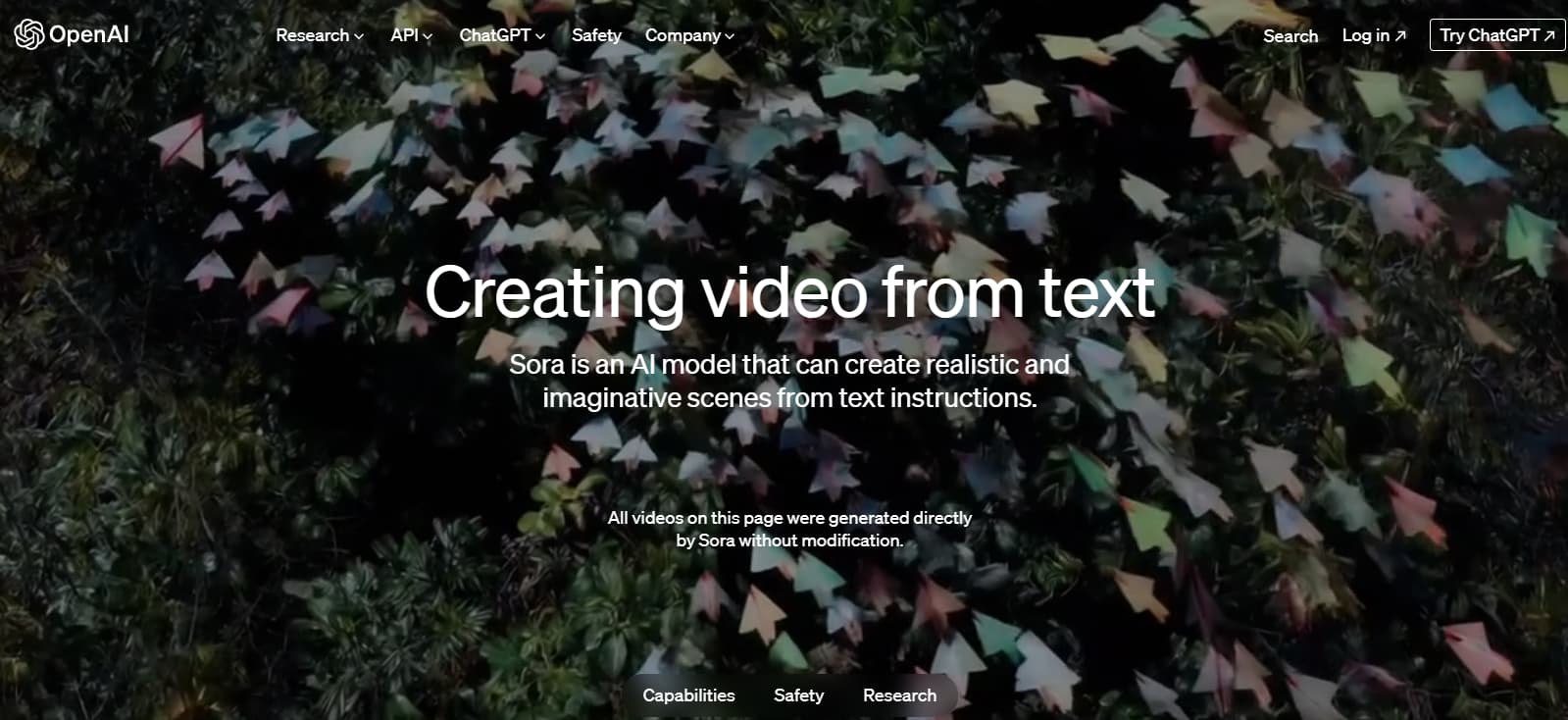 Sora da OpenAI como funciona a criação de vídeos
