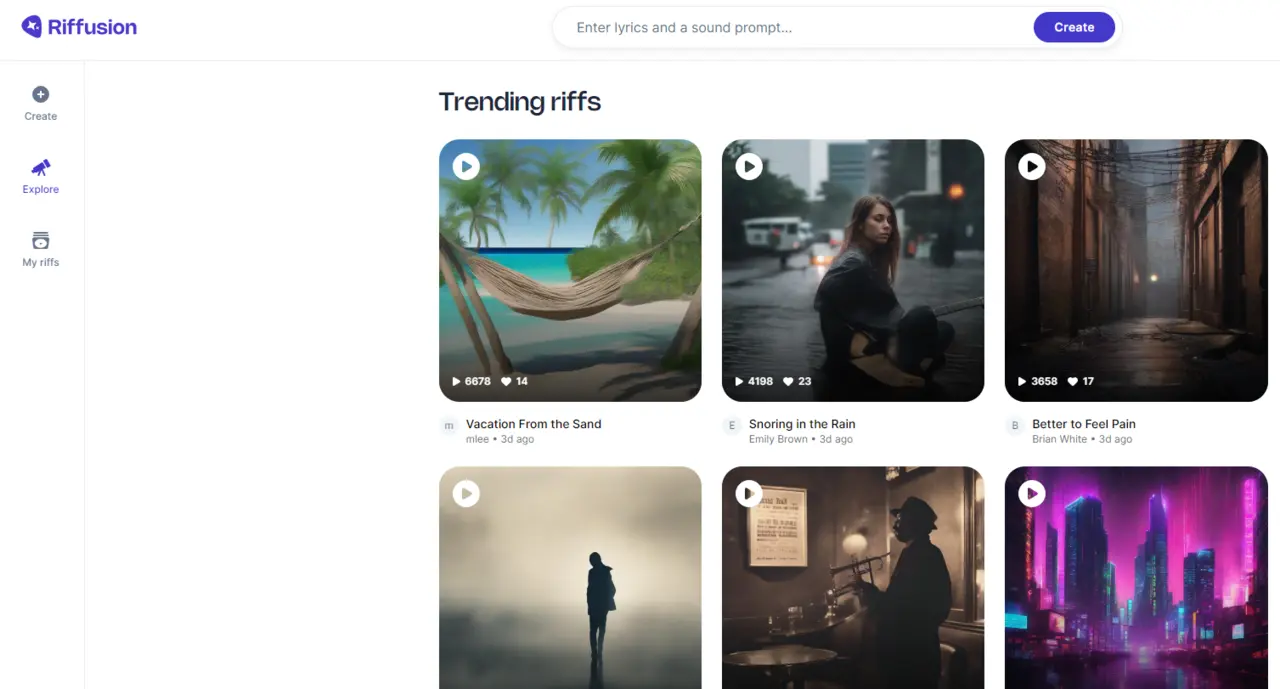 Riffusion e ProducerAI para criar músicas por texto