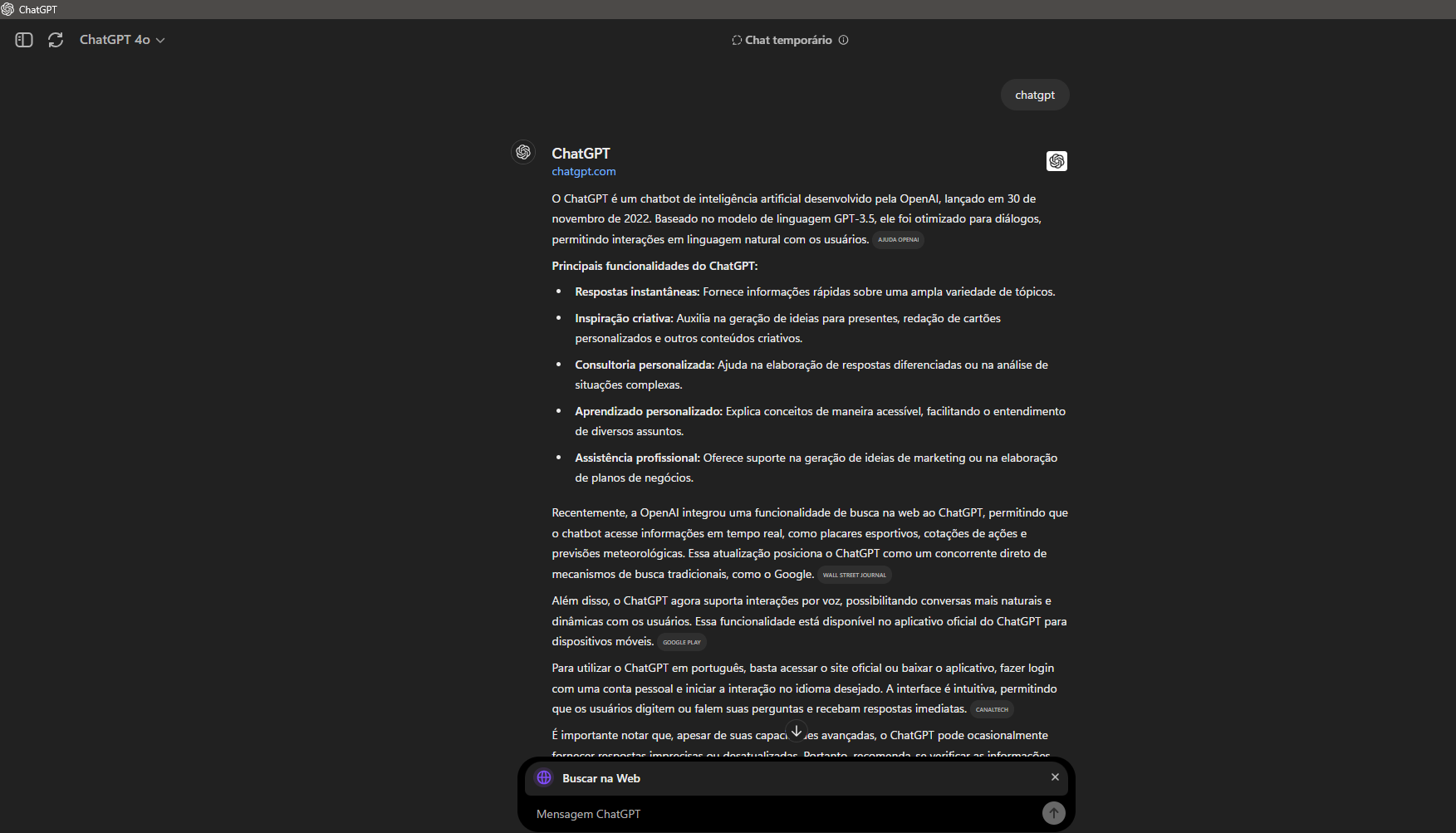 SearchGPT e a nova fase das buscas